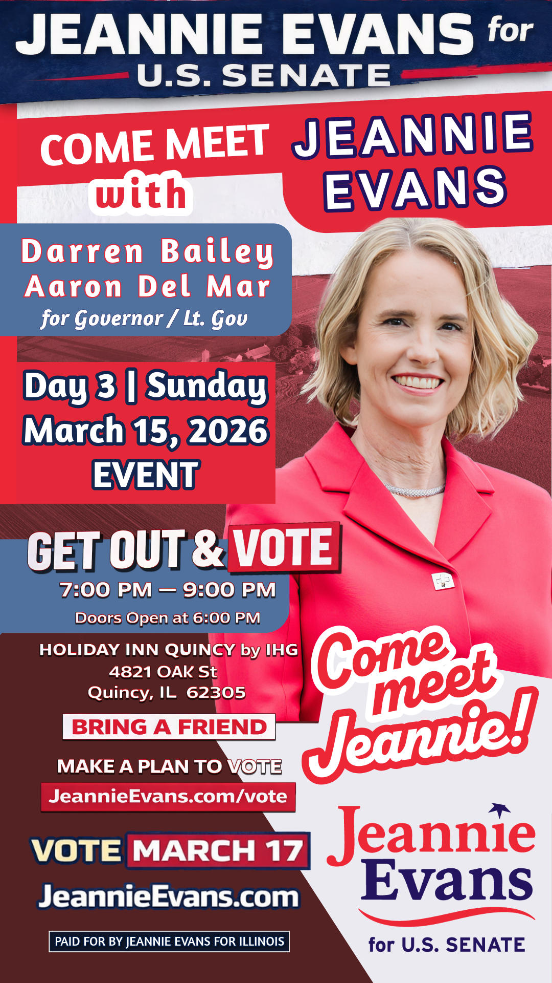 Jeannie Evans bus tour day 3 graphic