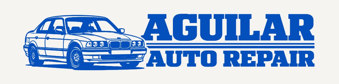 Aguilar Auto Repair logo in color on paper