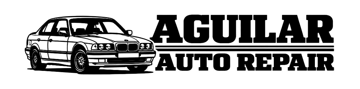 Aguilar Auto Repair logo in black on white