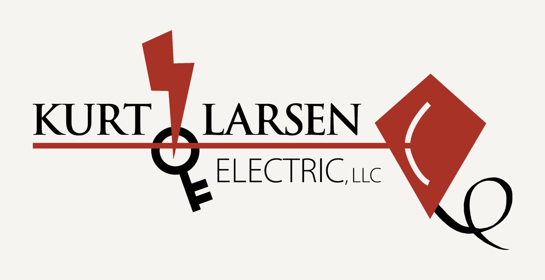 Kurt Larsen Electric logo in color on paper