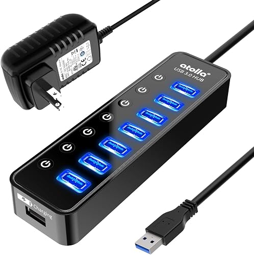 Atolla 8-Port Powered USB 3 Hub