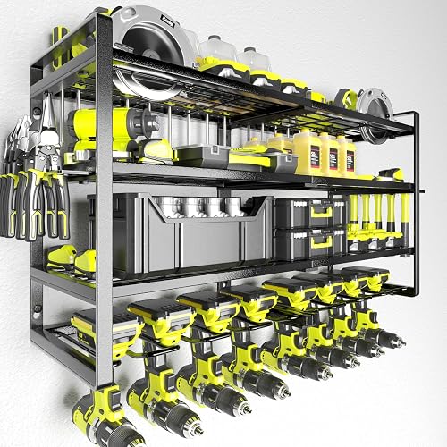 Best bit-and-drill racks that keep batteries on the wall