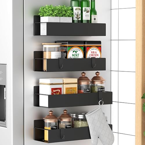 Best slim magnetic racks for a side-of-fridge gap
