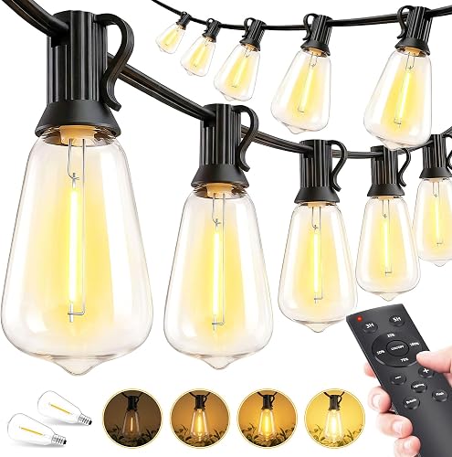 Best edison cafe lights for a pergola