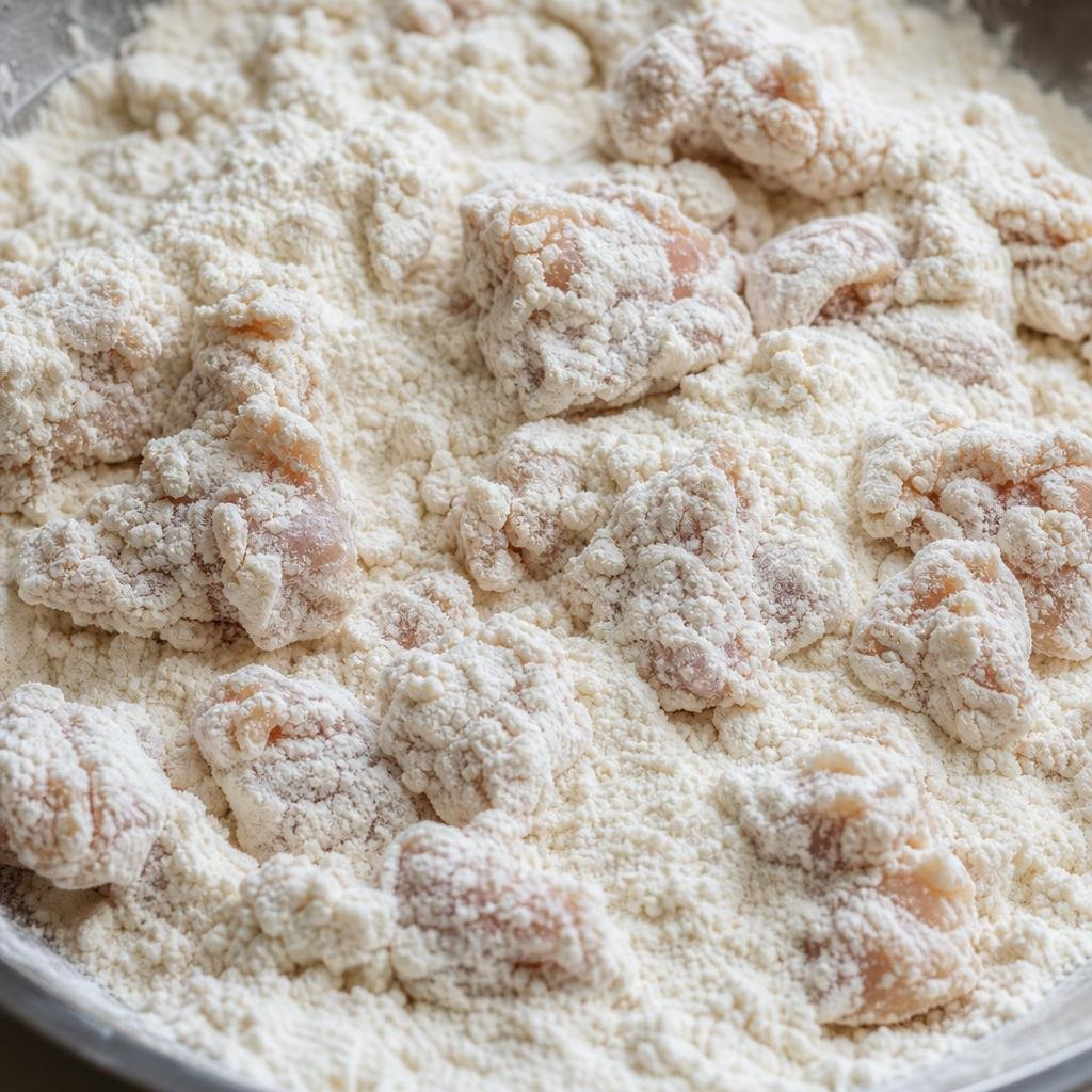 Prep for Antique Taco Fried Chicken Burrito Dupe