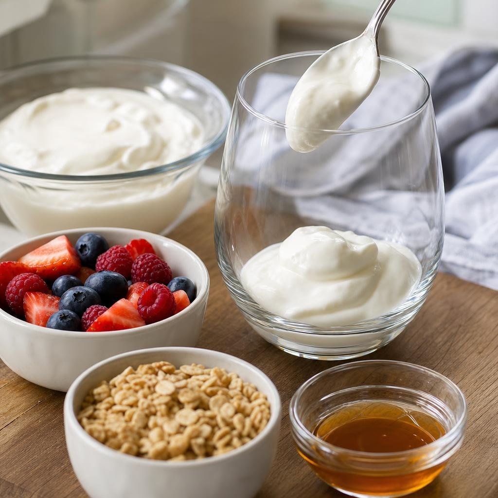 Prep for Basic Greek Yogurt Parfait