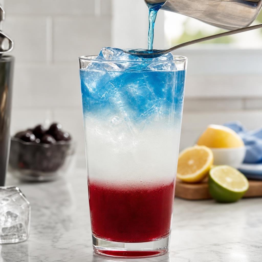 Cooking Bomb Pop Seedlip Mocktail