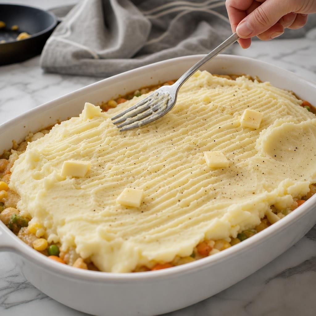 Cooking Chicken Shepherds Pie