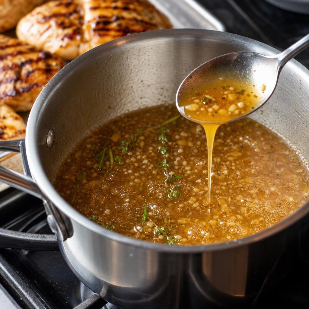 Cooking Citrus-Herb Brined & Basted Grilled Chicken Breasts