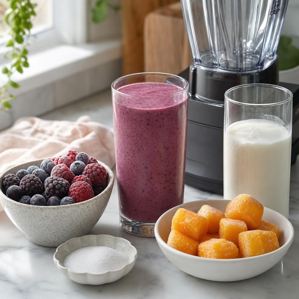 Prep for Clara's Everyday Berry Smoothie