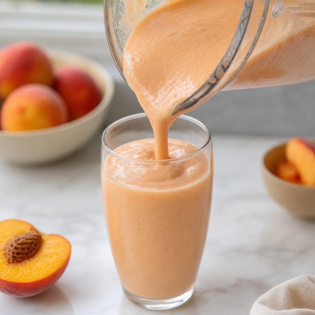 Cooking Clara's Everyday Peach Smoothie
