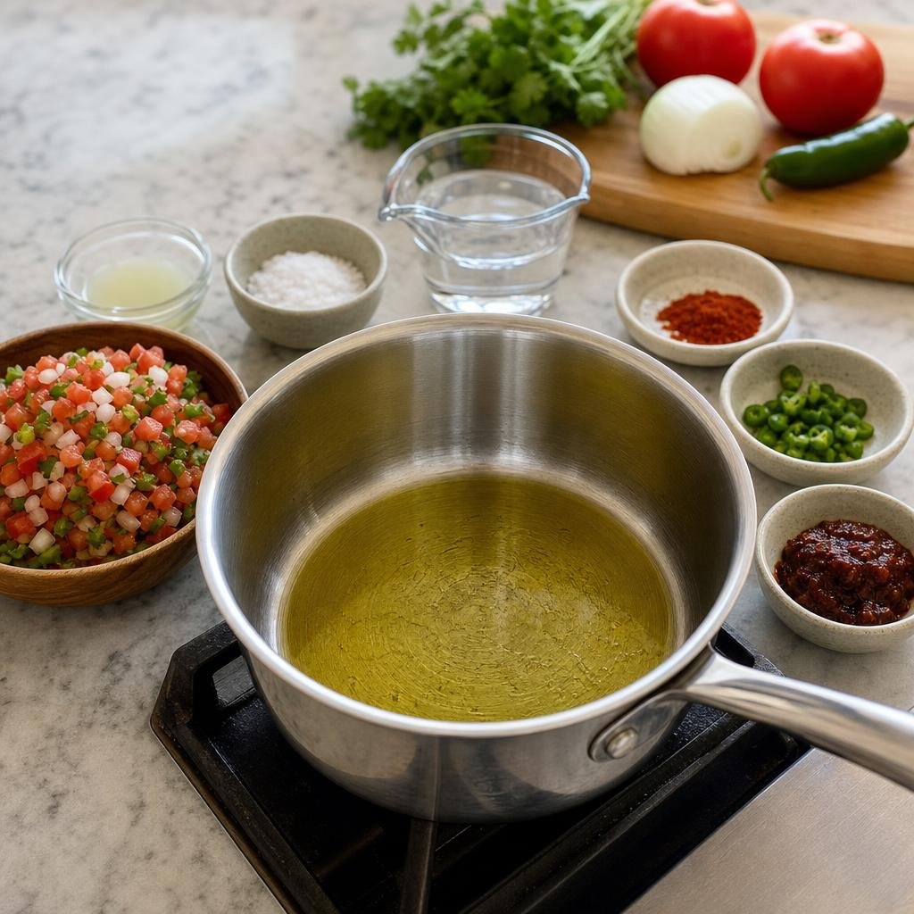 Prep for Cooked Pico de Gallo Salsa
