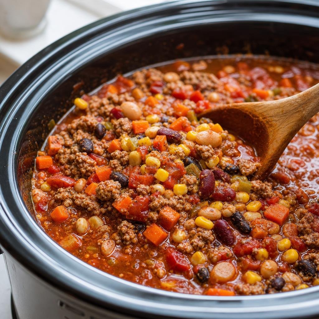Cooking Crock-Pot Cowboy Garden Taco Soup