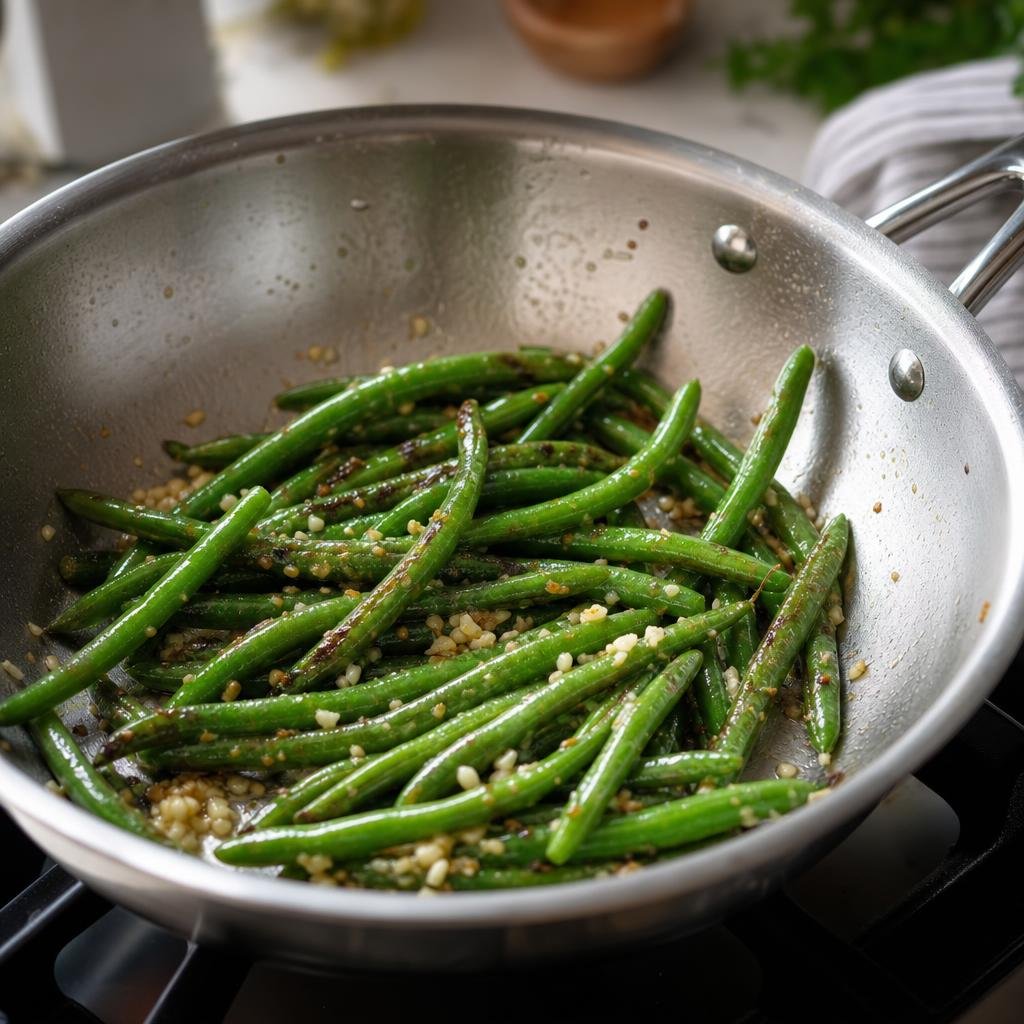 Cooking Glazed Cashew Green Beans