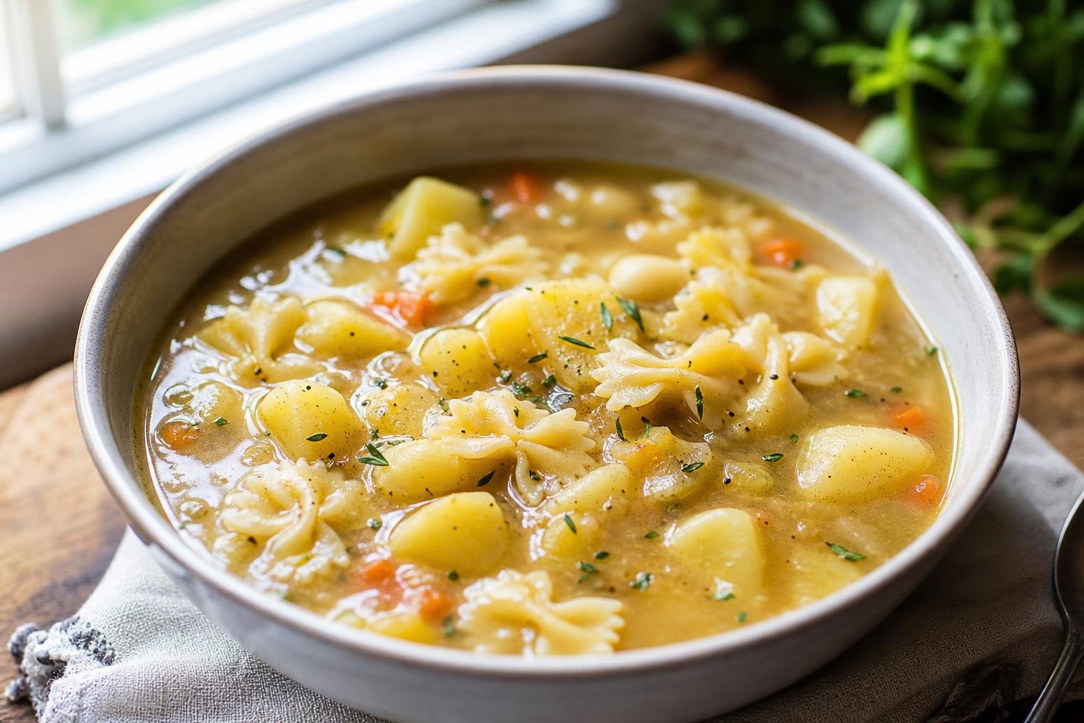 Herbie's "Bowtie it All Together" Feel-Better Soup