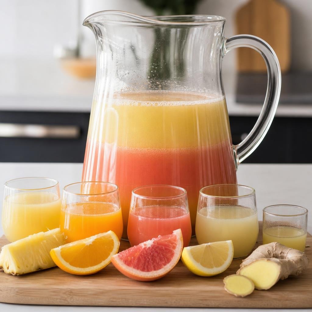 Prep for Homemade Citrus Bomb Juice