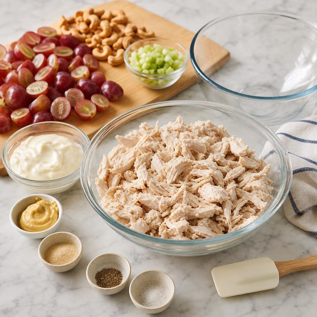 Prep for Lauren's Chicken Salad