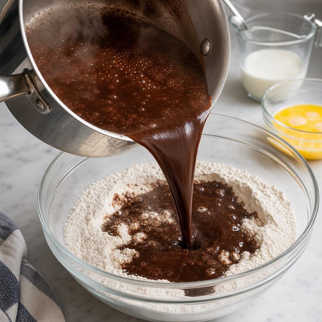 Prep for Papa's Texas Cake