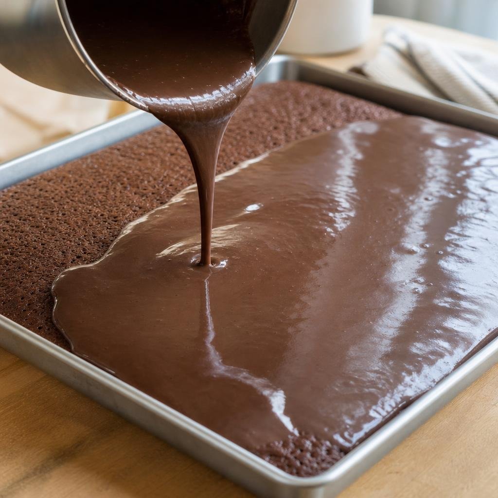 Cooking Papa's Texas Cake