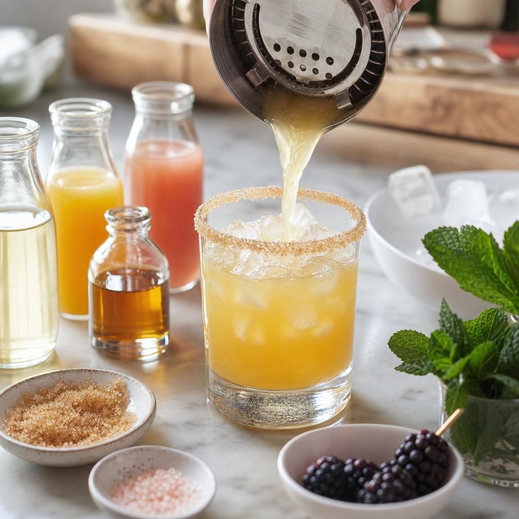Cooking Passion Fruit Tiki Mocktail