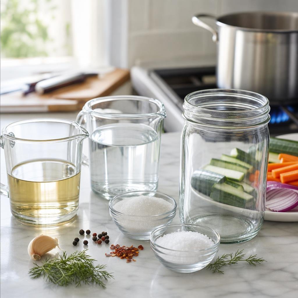Prep for Quick Pickle Brine