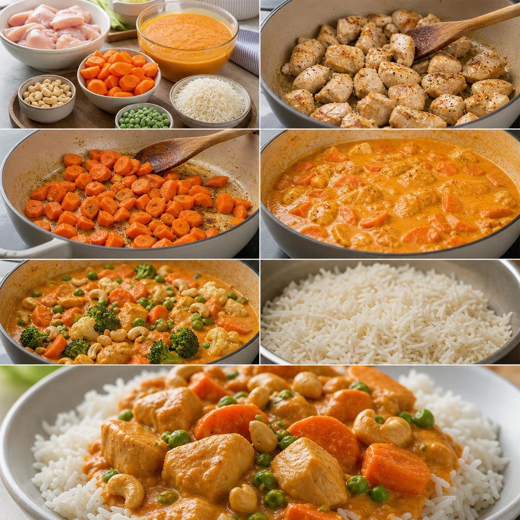 Prep for Second-Day Gold: Carrot Ginger Chicken Curry