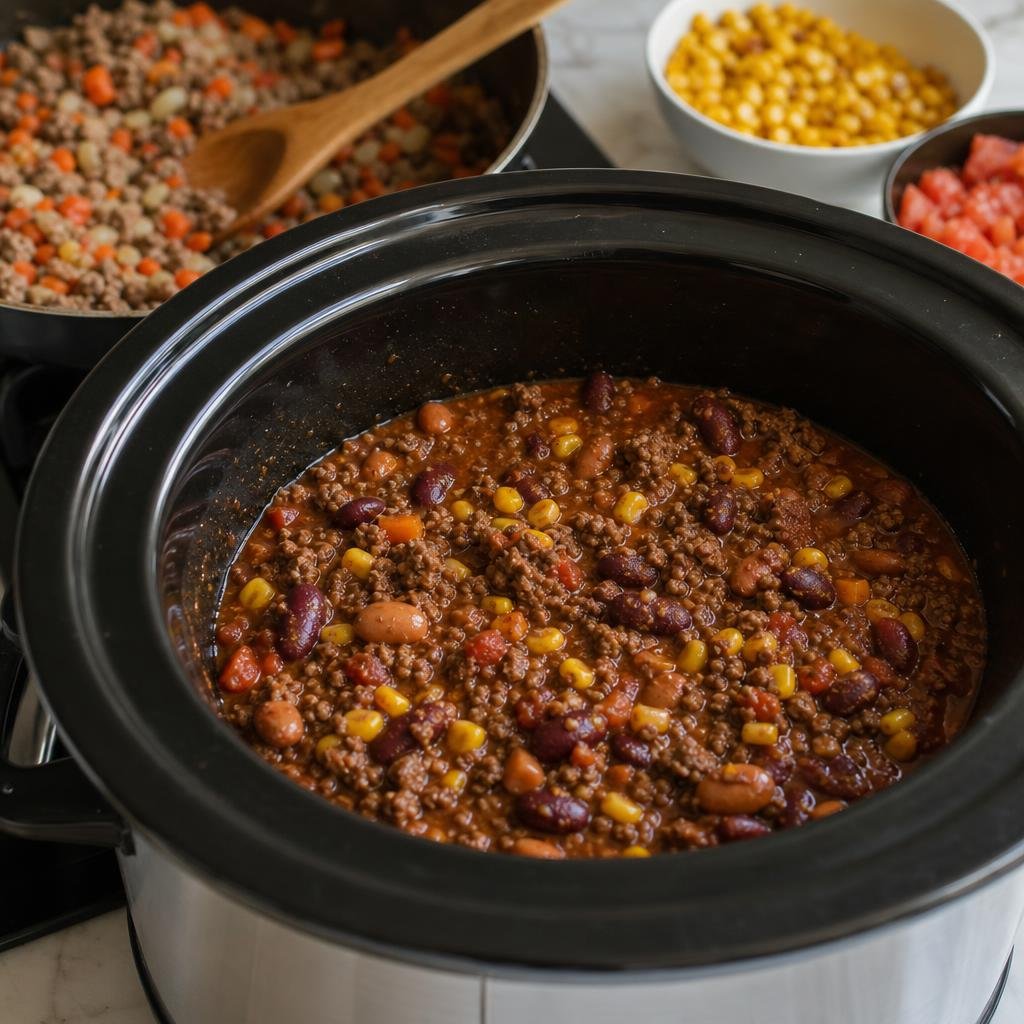 Cooking Slow Cooker Christian's Chili