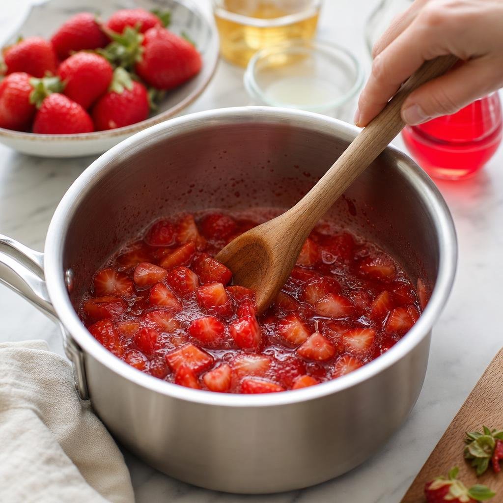 Prep for Sparkling Strawberry Basil Lemonade