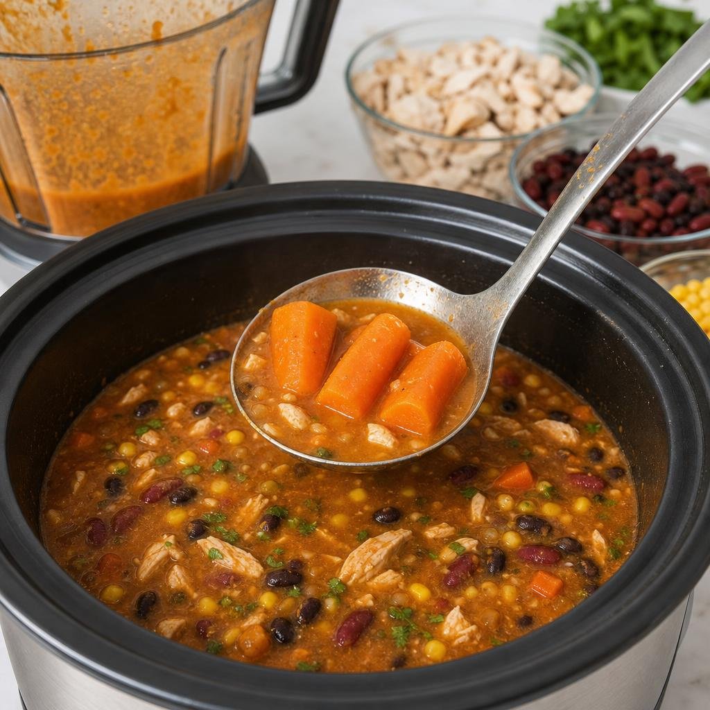 Cooking Sunshine Fiesta Chicken Soup