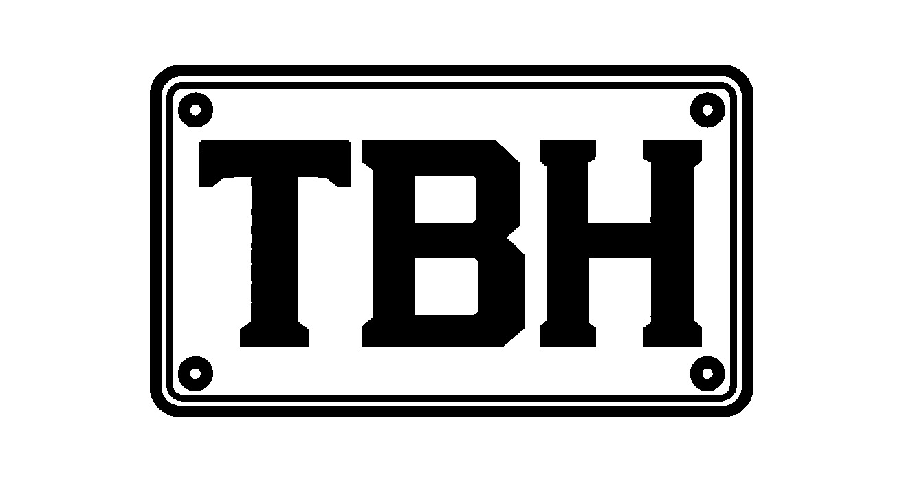 TBH Heating & Air Conditioning logo in black on white